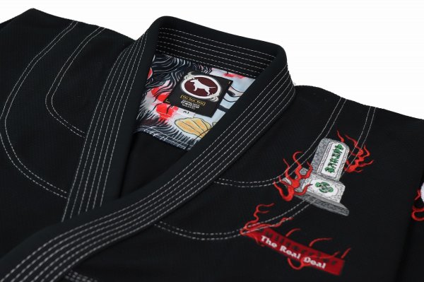 Photo5: BULLTERRIER Jiu Jitsu Gi FUHAI R Black (5)