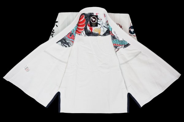 Photo2: BULLTERRIER Jiu Jitsu Gi FUHAI R White (2)