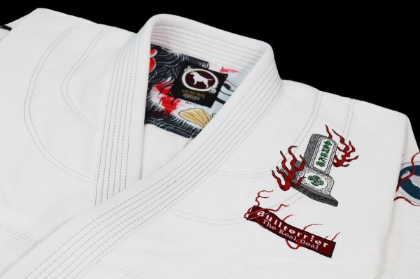 Photo5: BULLTERRIER Jiu Jitsu Gi FUHAI R White (5)