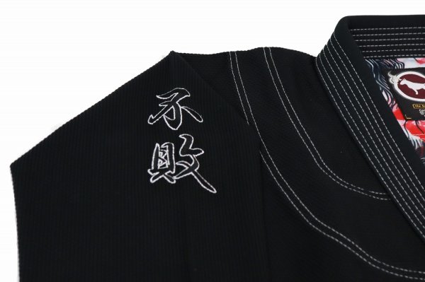 Photo7: BULLTERRIER Jiu Jitsu Gi FUHAI R Black (7)
