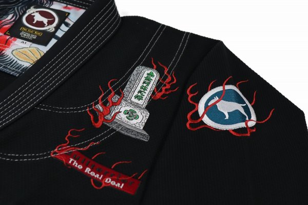 Photo6: BULLTERRIER Jiu Jitsu Gi FUHAI R Black (6)