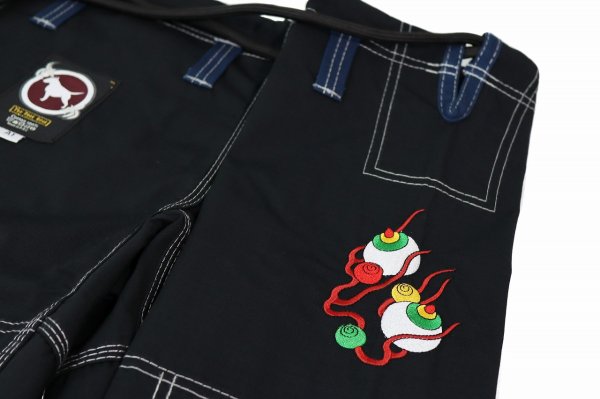 Photo9: BULLTERRIER Jiu Jitsu Gi FUHAI R Black (9)