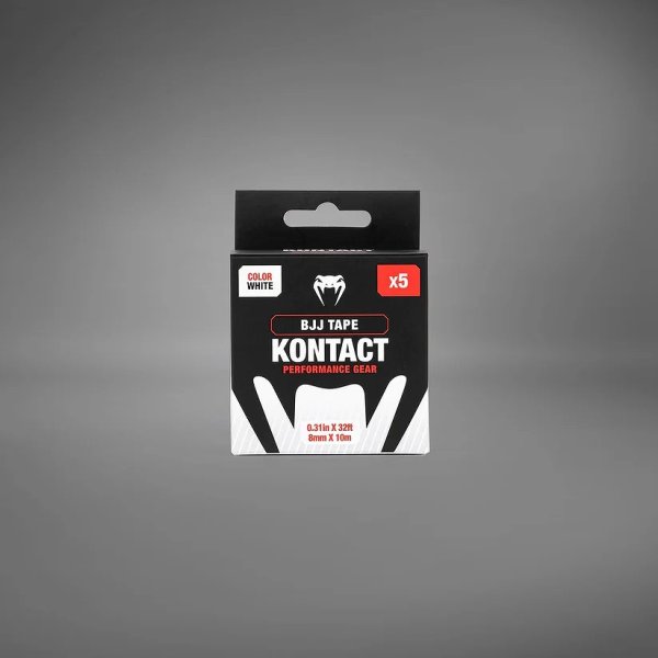 Photo3: VENUM BJJ Finger Tape Kontact White/Black (3)