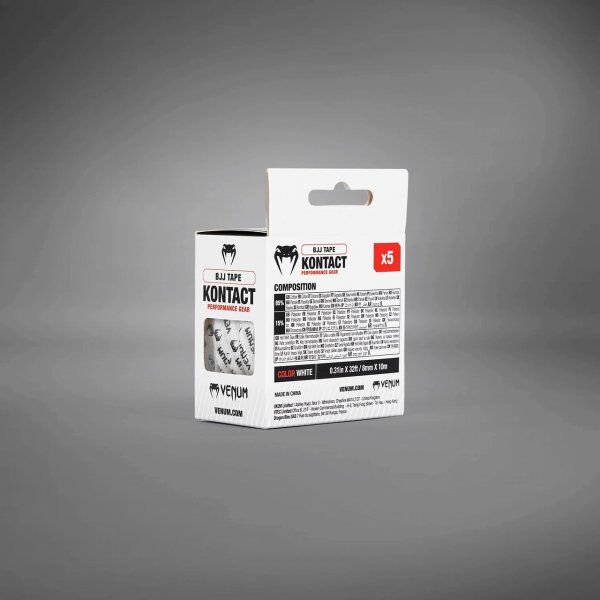 Photo5: VENUM BJJ Finger Tape Kontact White/Black (5)