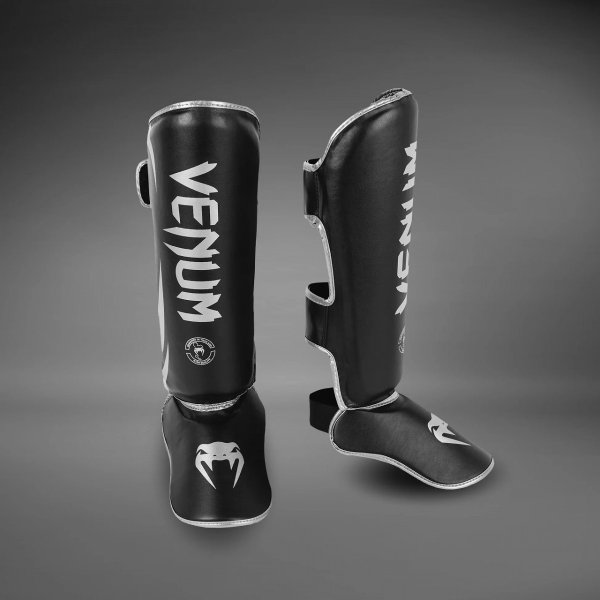 Photo2: VENUM Shinguard  CHALLENGER STANDUP  Black/Silver (2)