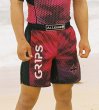 Photo1: GRIPS x AL LEONE Fight Shorts DIGITAL CAMO Plum Purple/Black (1)