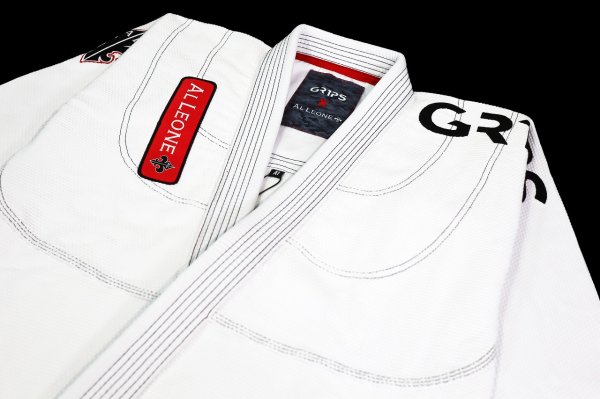 Photo6: GRIPS x AL LEONE Jiu-Jitsu Gi PRIMERO White (6)