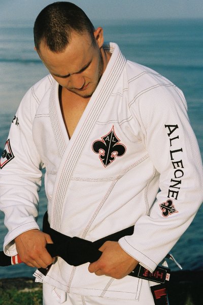 Photo9: GRIPS x AL LEONE Jiu-Jitsu Gi SECRET WEAPON White (9)