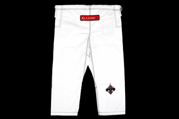 Photo5: GRIPS x AL LEONE Kids Jiu-Jitsu Gi PRIMERO White (5)