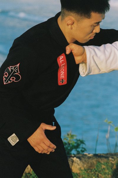 Photo11: GRIPS x AL LEONE Jiu-Jitsu Gi PRIMERO Black (11)