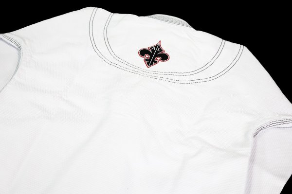 Photo7: GRIPS x AL LEONE Kids Jiu-Jitsu Gi PRIMERO White (7)