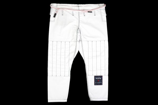 Photo4: GRIPS x AL LEONE Jiu-Jitsu Gi PRIMERO White (4)