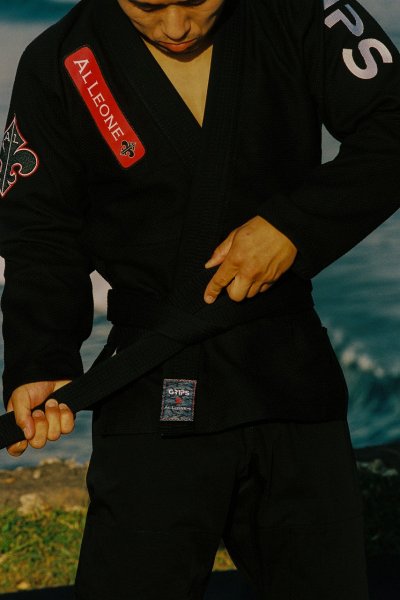 Photo9: GRIPS x AL LEONE Jiu-Jitsu Gi PRIMERO Black (9)