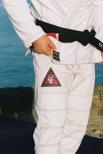 Photo11: GRIPS x AL LEONE Jiu-Jitsu Gi SECRET WEAPON White (11)