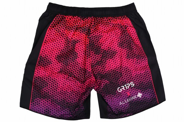 Photo4: GRIPS x AL LEONE Fight Shorts DIGITAL CAMO Plum Purple/Black (4)
