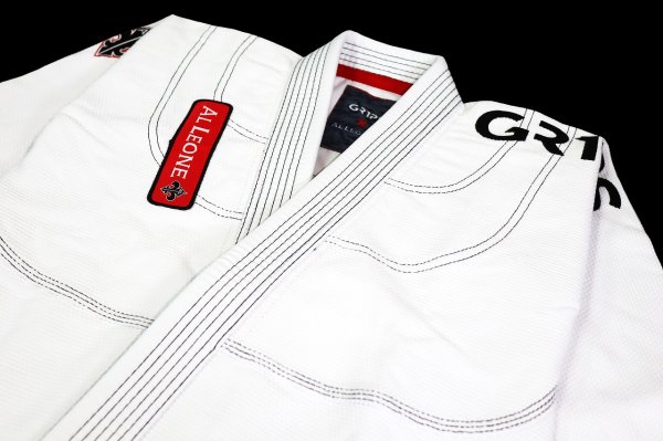 Photo6: GRIPS x AL LEONE Kids Jiu-Jitsu Gi PRIMERO White (6)
