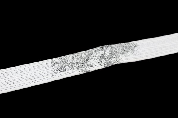 Photo2: [B-Grade] BULLTERRIER Jiu-Jitsu Belt Fuhai Special Edition White Belt  SALE (2)