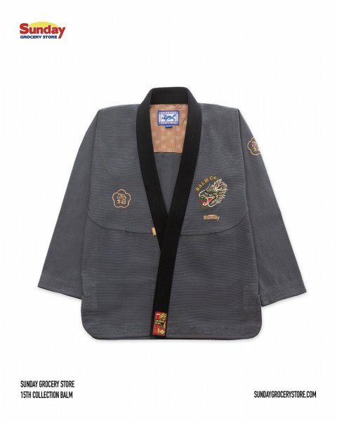 Photo1: SUNDAY GROCERY STORE Jiu Jitsu Gi Balm Dragon Graphite (1)