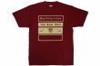 Photo1: BULL TERRIER T-Shirt 4BOX Burgundy/Beige (1)