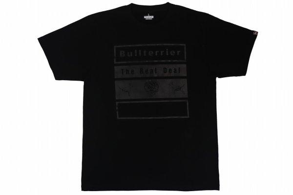 Photo1: BULL TERRIER T-Shirt 4BOX Black/Black (1)