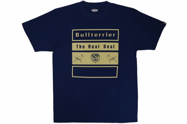 Photo1: BULL TERRIER T-Shirt 4BOX Navy (1)