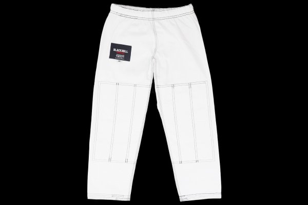 Photo4: BLACK BULL Kids Jiu-Jitsu Gi LIGHT R White (4)