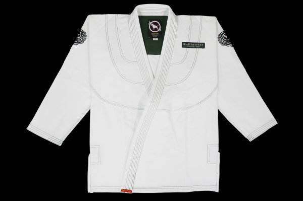 Photo1: BULLTERRIER Jiu Jitsu Gi Super Light MG White (1)