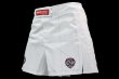 Photo2: BULL TERRIER Fight Shorts Short Fit TRADITIONAL 3.0 White (2)