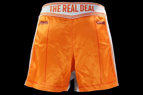 Photo3: BULL TERRIER Fight Shorts Short Fit TRADITIONAL 3.0 Orange (3)
