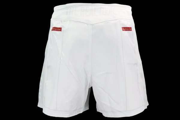 Photo3: BULL TERRIER Fight Shorts Short Fit TRADITIONAL 3.0 White (3)