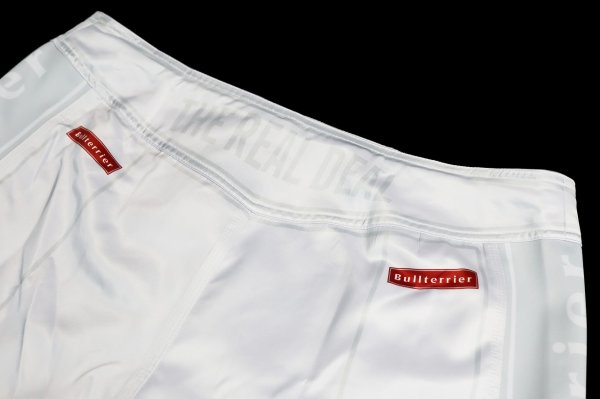 Photo7: BULL TERRIER Fight Shorts Short Fit TRADITIONAL 3.0 White (7)