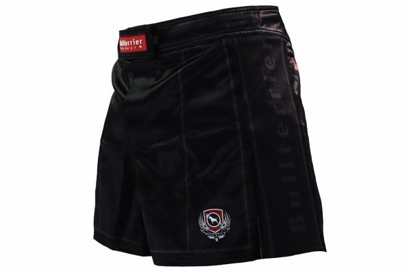 Photo2: BULL TERRIER Fight Shorts Short Fit TRADITIONAL 3.0 Black (2)