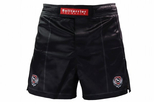 Photo1: BULL TERRIER Fight Shorts Short Fit TRADITIONAL 3.0 Black (1)