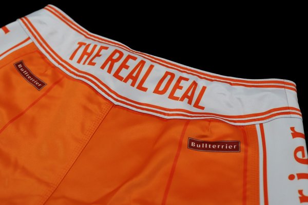 Photo7: BULL TERRIER Fight Shorts Short Fit TRADITIONAL 3.0 Orange (7)