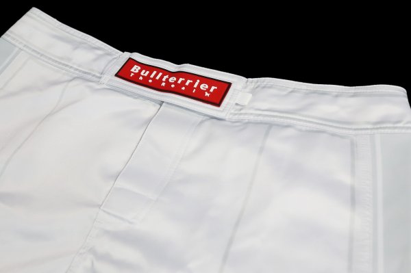 Photo6: BULL TERRIER Fight Shorts Short Fit TRADITIONAL 3.0 White (6)