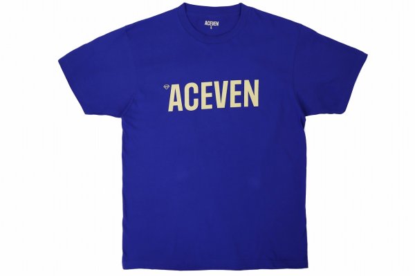 Photo1: ACE7 T-Shirt BASIC Blue (1)