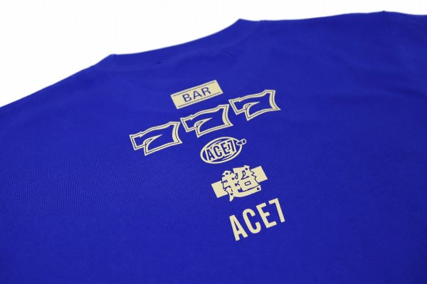 Photo4: ACE7 T-Shirt BASIC Blue (4)