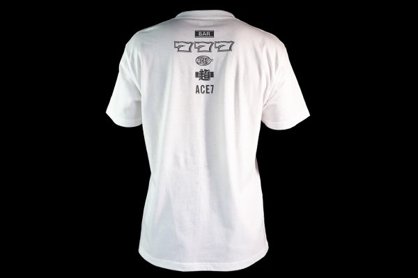 Photo6: ACE7 T-Shirt BASIC White (6)