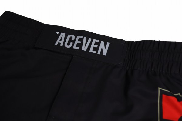 Photo8: ACE7 Fight Shorts 01 Black (8)