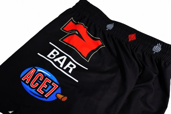 Photo10: ACE7 Fight Shorts 01 Black (10)