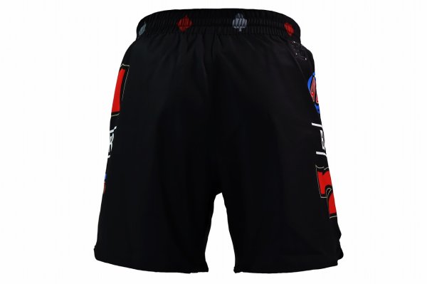 Photo3: ACE7 Fight Shorts 01 Black (3)