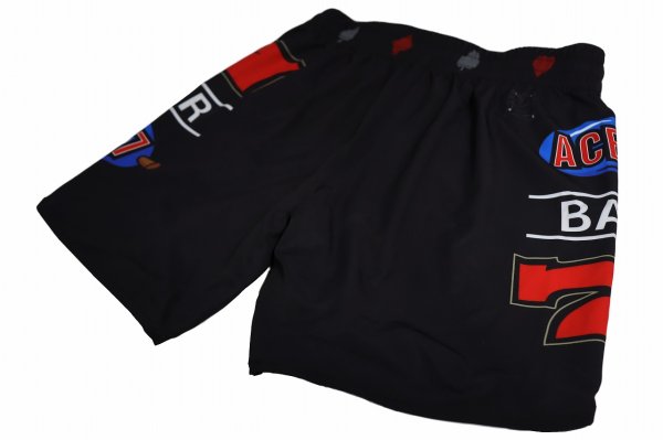 Photo7: ACE7 Fight Shorts 01 Black (7)