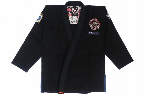 Photo1: BULLTERRIER Jiu Jitsu Gi OROCHIMARU Black (1)