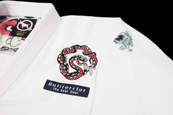 Photo6: BULLTERRIER Jiu Jitsu Gi OROCHIMARU White (6)