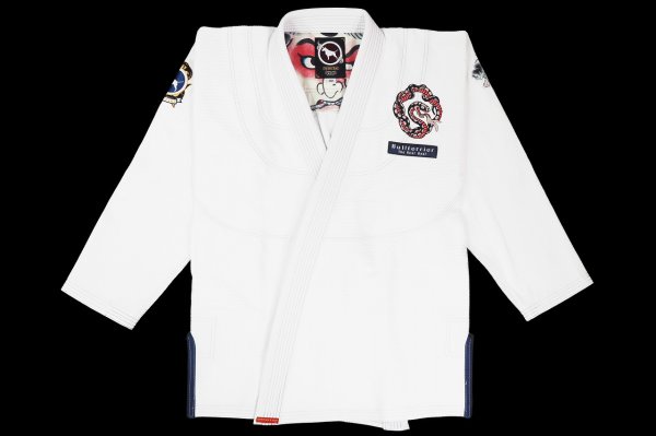 Photo1: BULLTERRIER Jiu Jitsu Gi OROCHIMARU White (1)