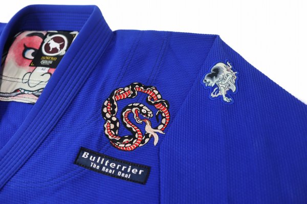 Photo6: BULLTERRIER Jiu Jitsu Gi OROCHIMARU Blue (6)