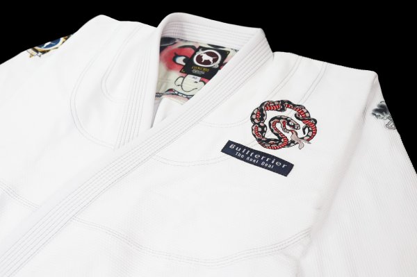 Photo5: BULLTERRIER Jiu Jitsu Gi OROCHIMARU White (5)
