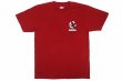 Photo1: BULL TERRIER T-Shirt JAPAN Wine (1)