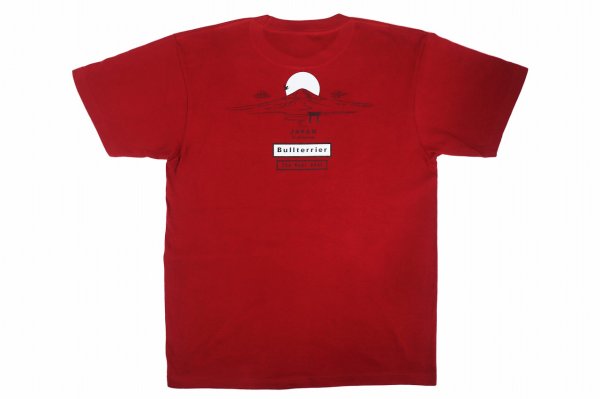 Photo2: BULL TERRIER T-Shirt JAPAN Wine (2)