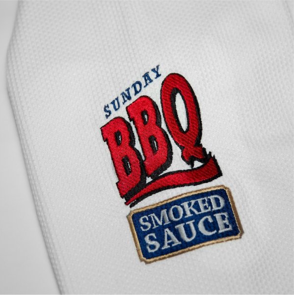 Photo8: SUNDAY GROCERY STORE Jiu Jitsu Gi BBQ Sauce White (8)